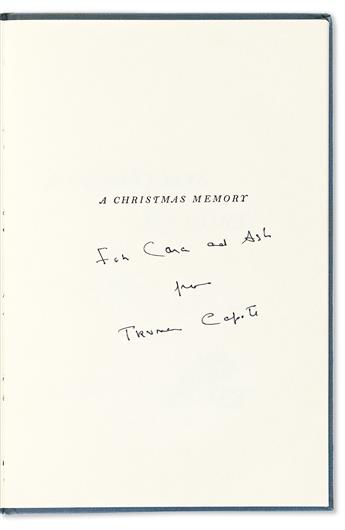 TRUMAN CAPOTE (1924-1985) A Christmas Memory, Signed.